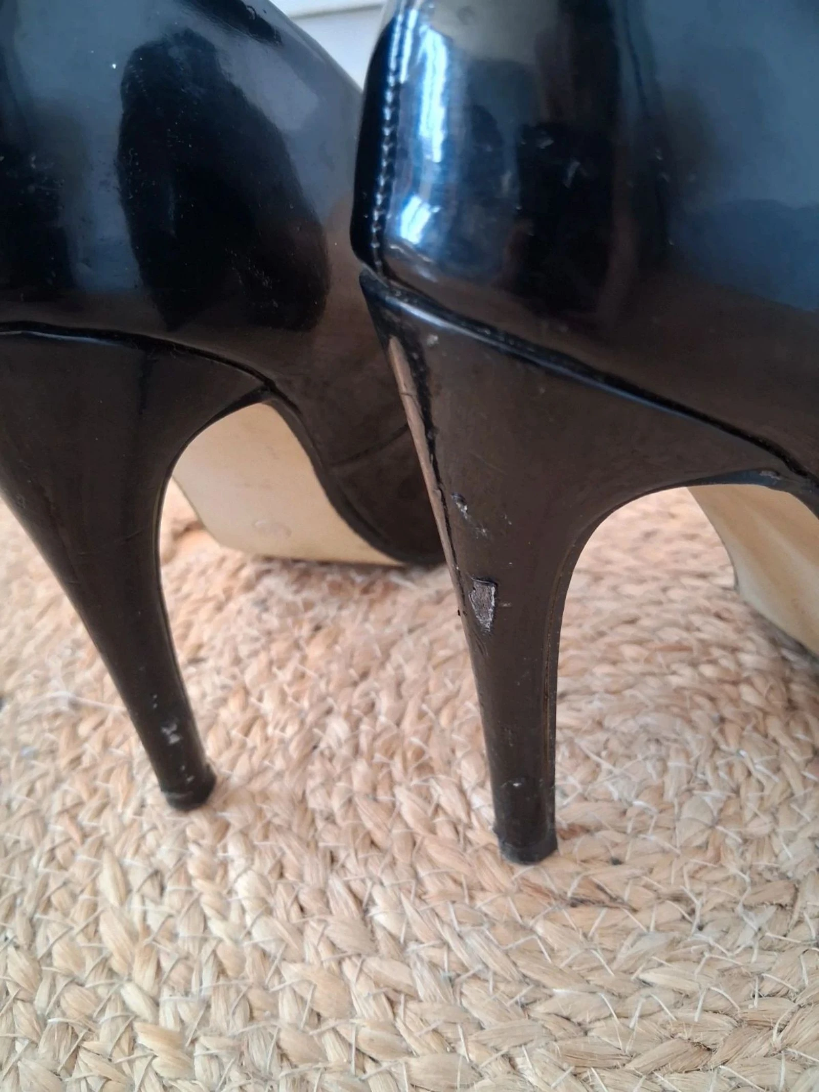 Zapatos de tacón negros lacados Via Giulia - Interior rojo - 39 – photo 5